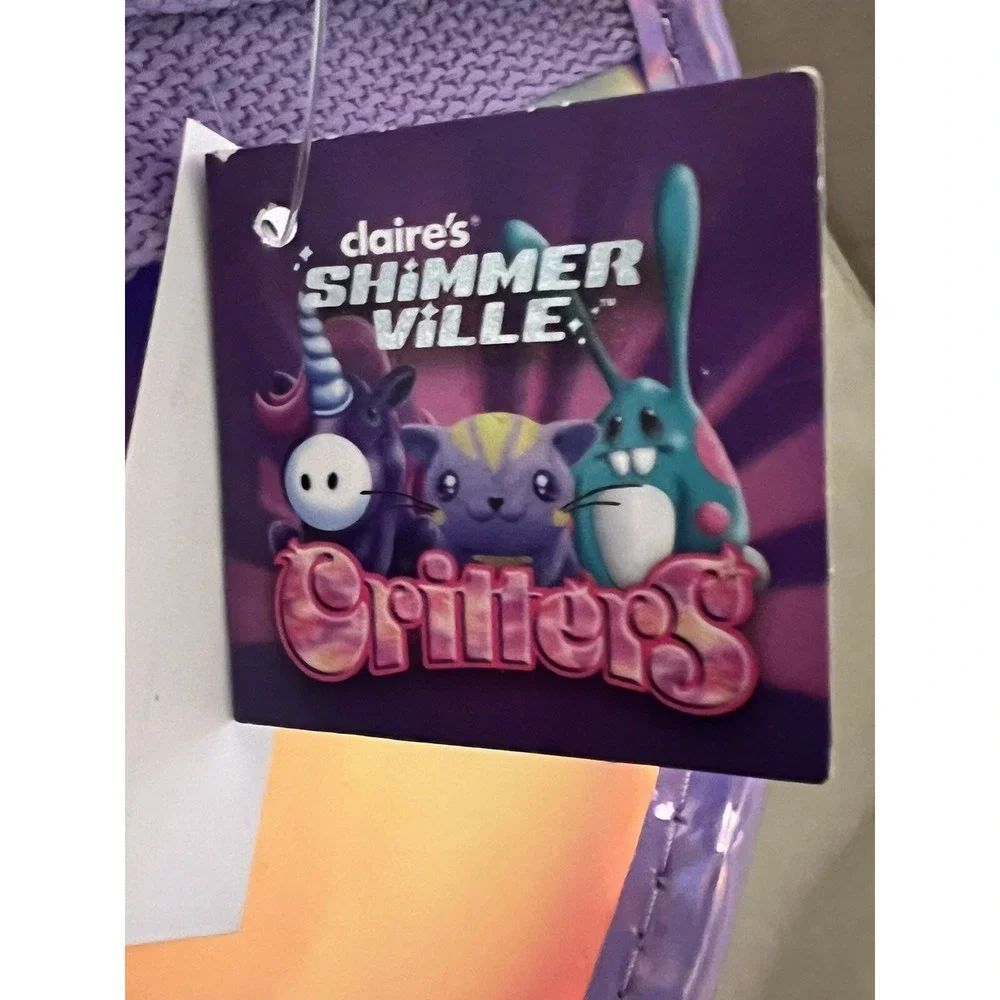 NWT Kid's Claire's Exclusive Shimmerville Critter Backpack Adjustable‎ Straps